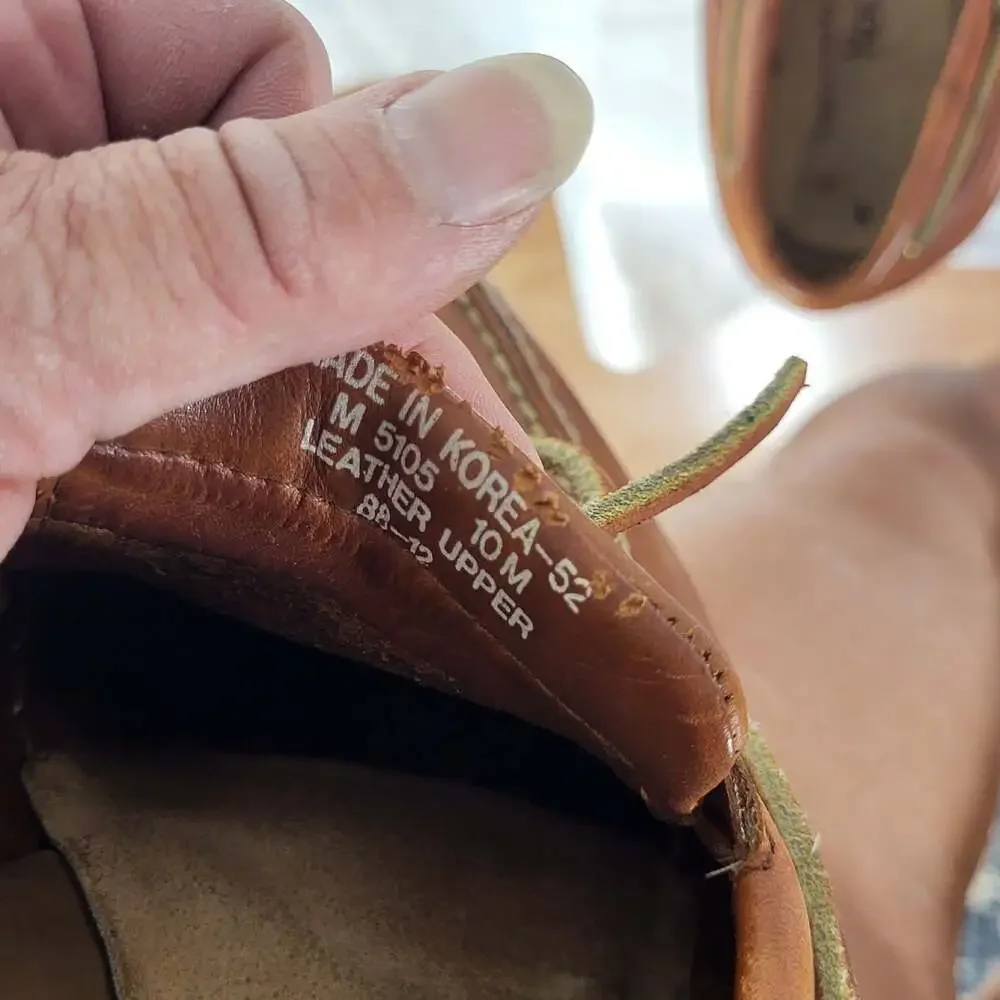 Rockport Brown Leather Boat Shoes Men's Size 10 M